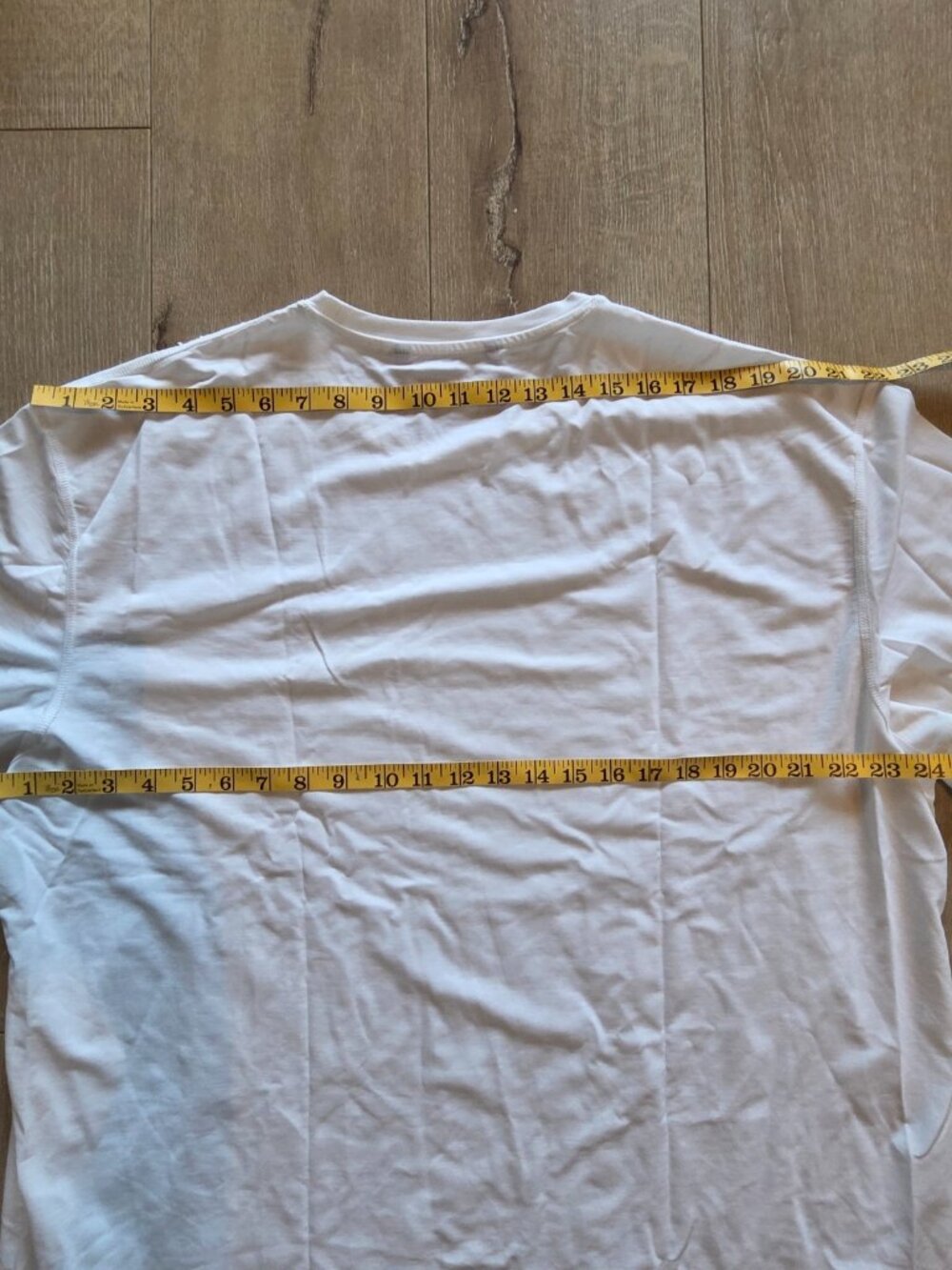 BYLT Premium Basics T-Shirt Mens 2XL White Short Sleeve Crew Neck Summer Tee - Picture 6 of 8